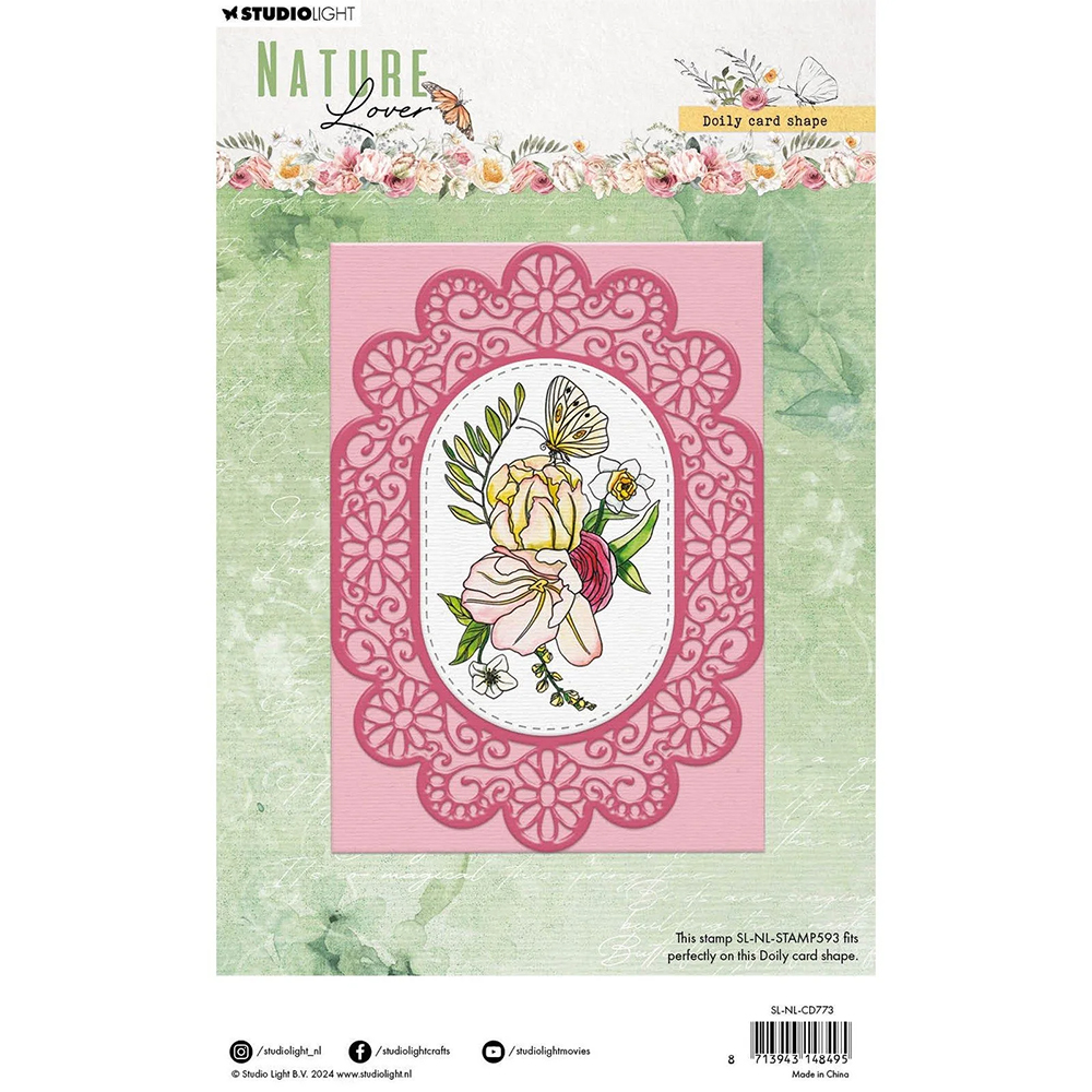 Nature Lover Cutting Dies Doily Card Shape