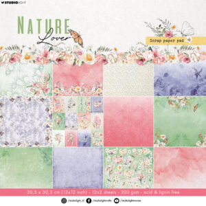 Nature Lover Designer Paper Pad 30,5x30,5cm