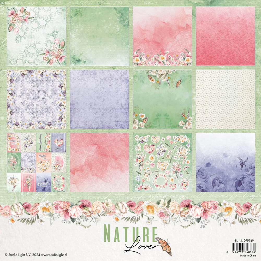 Nature Lover Designer Paper Pad 30,5x30,5cm