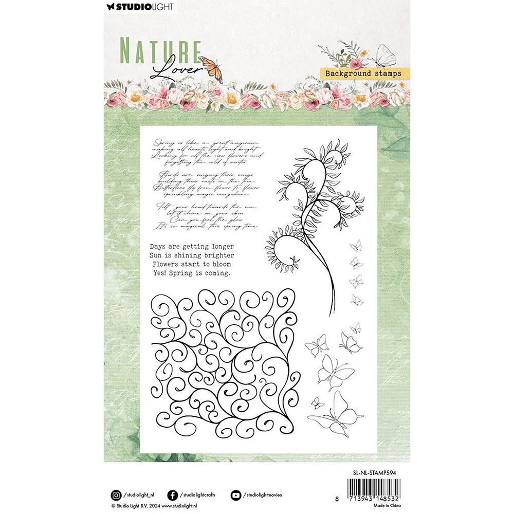 Nature Lover Clear Stamps Background