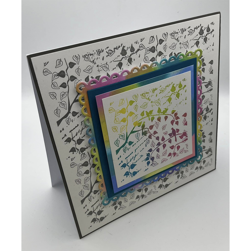 Two Jays Stamps - Leaves Collage