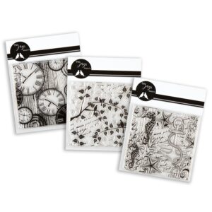 Two Jays Stamps - Sea, Leaves & Time Collage set