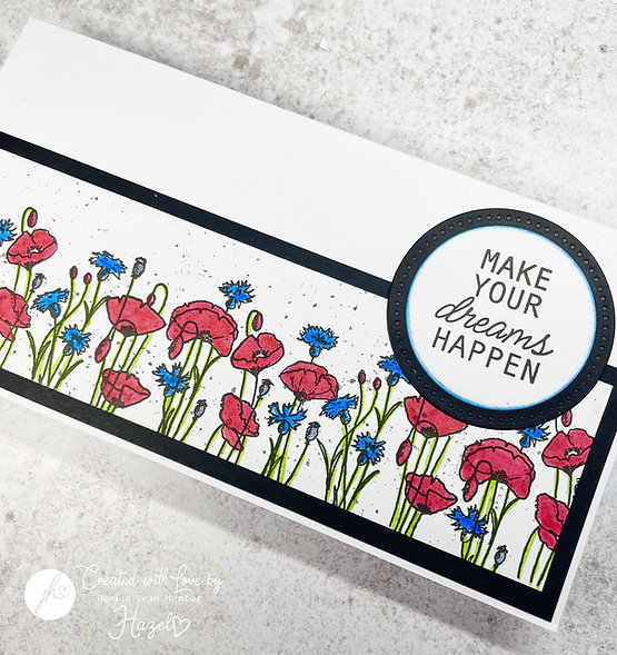 DS-PT-1058 Peter's Poppies & Cornflowers A6 Stamp Set
