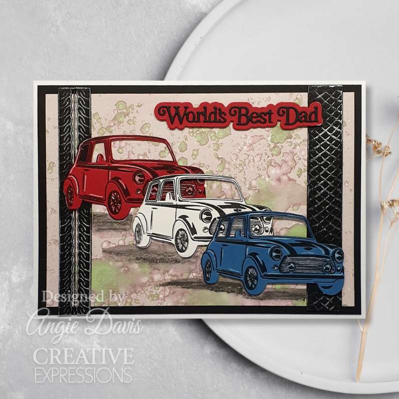 Sue Wilson Classic Cars 6 in x 8 in Clear Stamp Set - Image 4