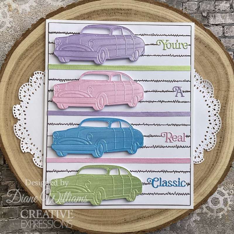 Sue Wilson Dream Car Collection Vintage Cars Craft Die - Image 7