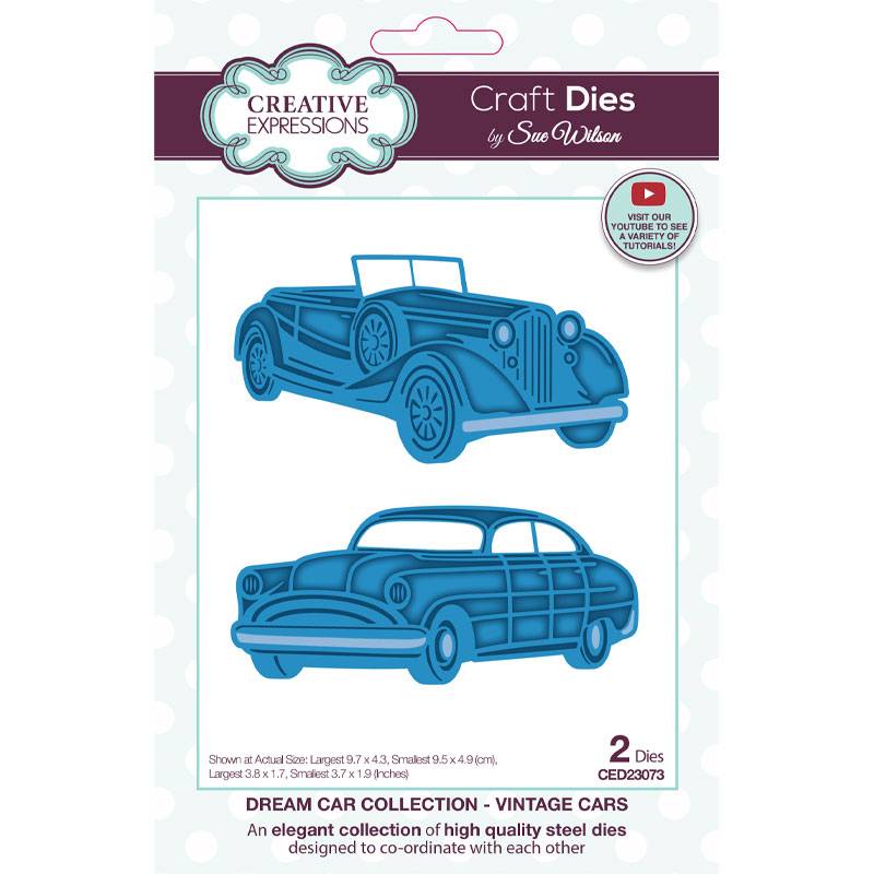 Sue Wilson Dream Car Collection Vintage Cars Craft Die