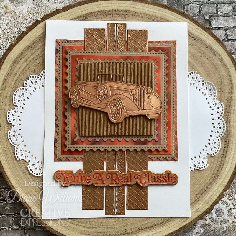 Sue Wilson Dream Car Collection Tyre Tracks Craft Die - Image 7