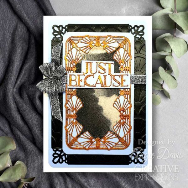 Creative Expressions Sue Wilson Art Deco Arches 5 In X 7 In 3D Embossing Folder