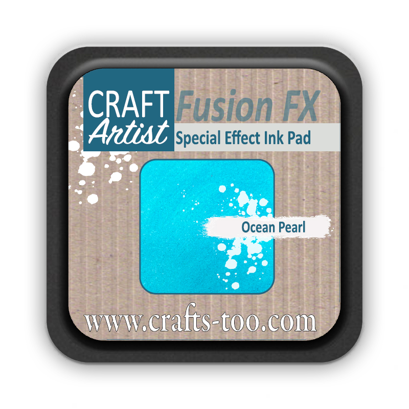 Craft Artist Pearl Fusion FX Special Effect Ink Pad Ocean Pearl