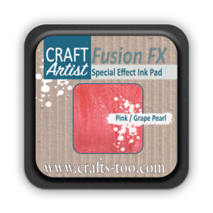 Craft Artist Pearl Fusion FX Special Effect Ink Pad Pink Grape
