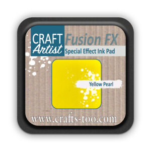 Craft Artist Pearl Fusion FX Special Effect Ink Pad Yellow Pearl