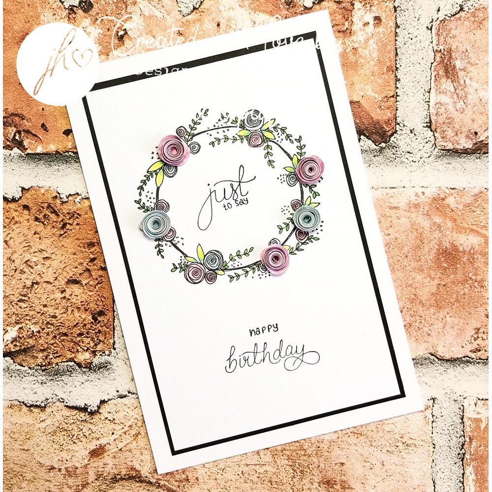 Mary's Floral Garlands A6 Stamp Set