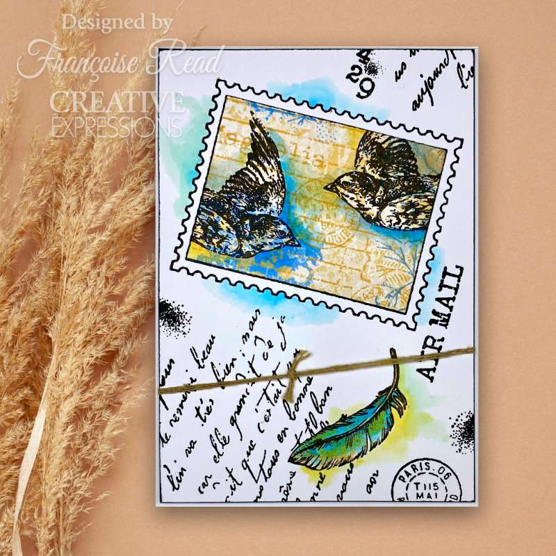 Empty Postage Stamp 3 in x 4 in Stamp Set - Image 2