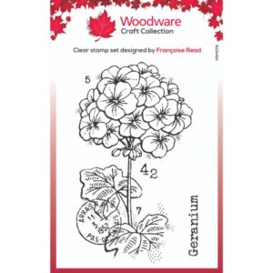 Mini Geranium 3 in x 4 in Stamp Set