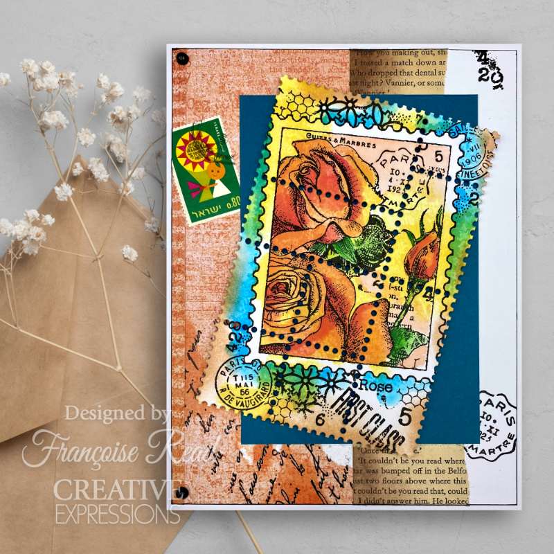 Postal Rose 4 in x 6 in Stamp Set - Image 2