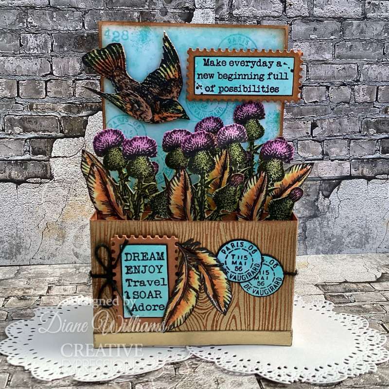 Woodgrain 4 in x 6 in Stamp Set