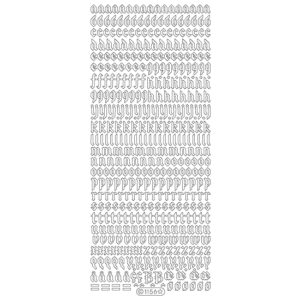 Starform Glitter Sticker Lower Case Alphabet