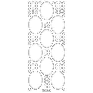 Starform Glitter Sticker Ovals