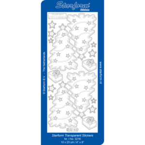 Starform Glitter Sticker Christmas Tree