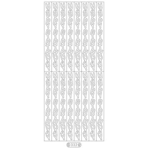 Starform Glitter Sticker Vertical Happy Birthday