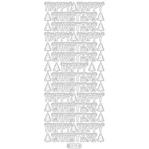 Starform Glitter Sticker Happy Christmas