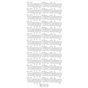 Starform Glitter Sticker Happy Birthday