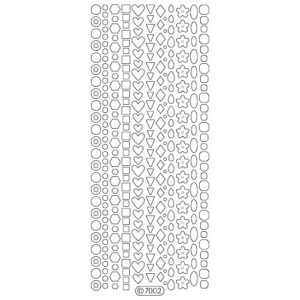 Starform Glitter Sticker Shapes