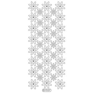 Starform Glitter Sticker Flowers