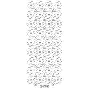 Starform Glitter Sticker Flowers