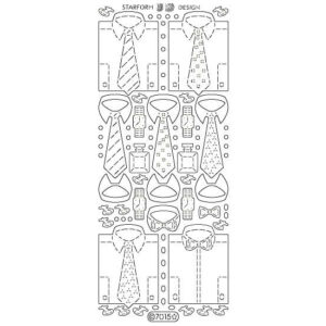 Starform Glitter Sticker Shirt and Ties