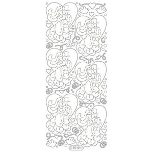 Starform Glitter Sticker Wedding