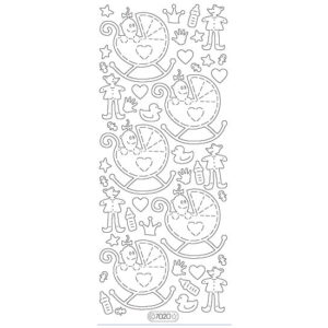 Starform Glitter Sticker Baby