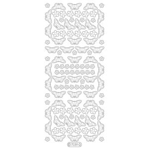 Starform Glitter Sticker Butterflies and Flowers