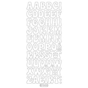 Starform Glitter Sticker Alphabet