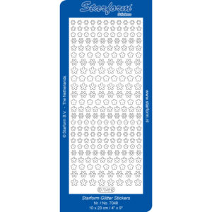 Starform Glitter Sticker Tiny Flowers