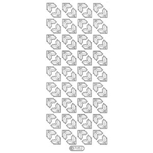 Starform Glitter Sticker Holly Corners