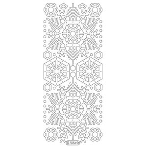 Starform Glitter Sticker Large Snowflakes