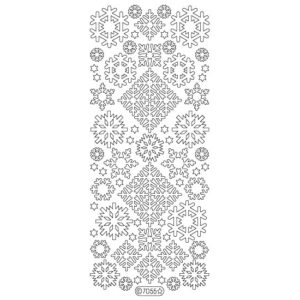 Starform Glitter Sticker Snow Snowflakes