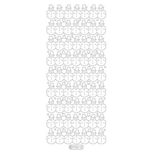 Starform Glitter Sticker Snowmen