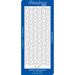 Starform Glitter Sticker Holly Border
