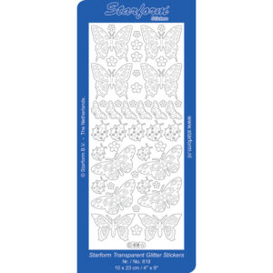 Starform Glitter Sticker Butterflies