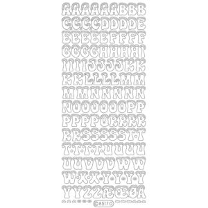 Starform Glitter Sticker Capital Letters