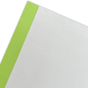Double Sided Paper Lime & White