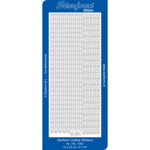 Starform Outline Sticker - Heart Borderslines