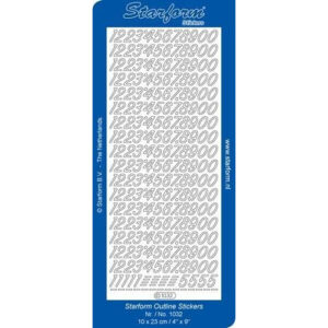 Starform Outline Sticker - Numbers