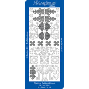 Starform Outline Sticker - Lock Keys