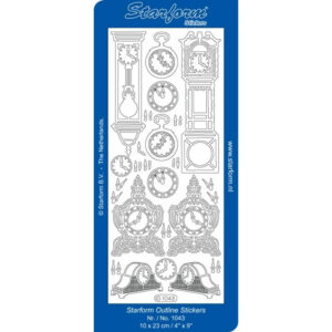 Starform Outline Sticker - Clocks
