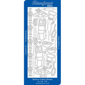 Starform Outline Sticker - Cooking
