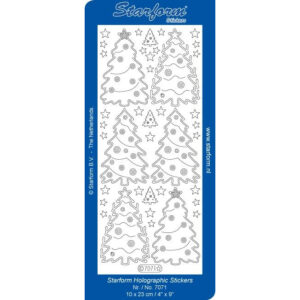 Starform Glitter Sticker Christmas Trees