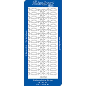 Starform Outline Sticker - Fish